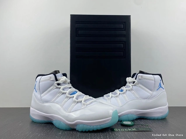 Kicked Out Shoe Store Legend Jordan Contemporary 378037- 11 Blue 4105 Retro 1013